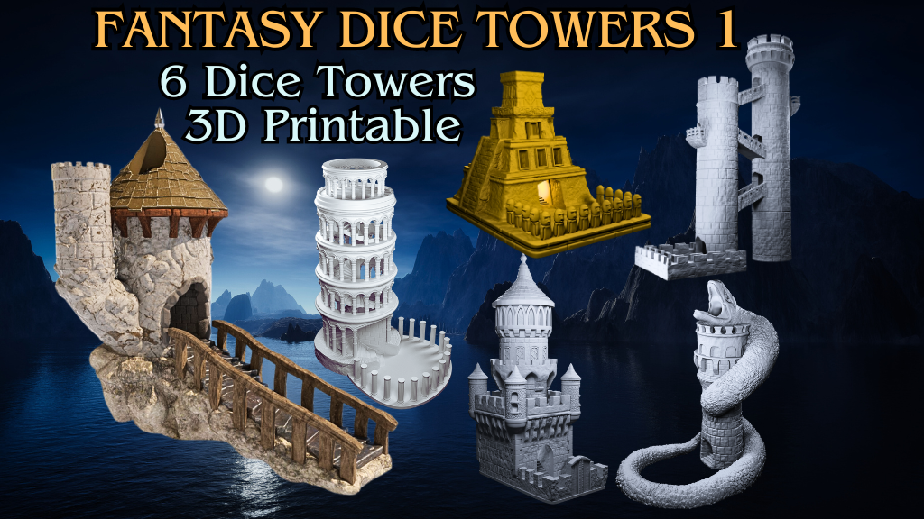 Fantasy Dice Towers Vol1 All Stretch Goals [Personal]